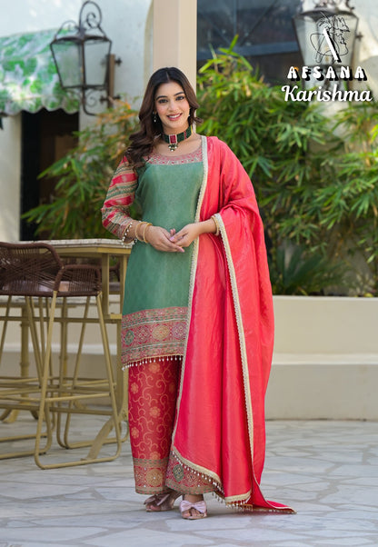 Karishma Afsana Pure Viscose Pakistani Readymade Suits Wholesale Price