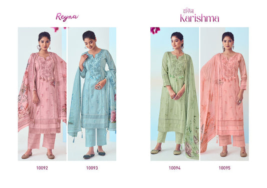Karishma Reyna Cotton Pant Style Suits Exporter Gujarat