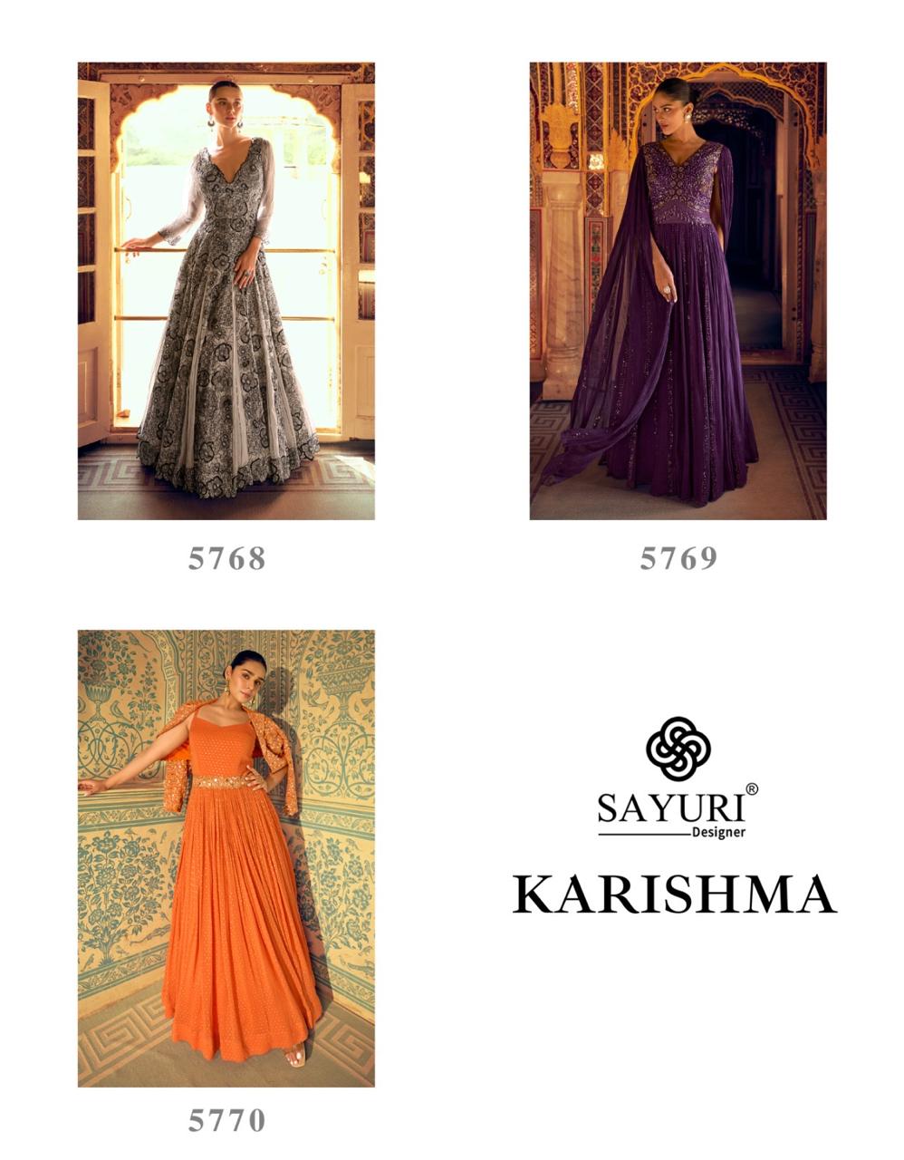 Karishma Sayuri Viscose One Piece Gown Exporter