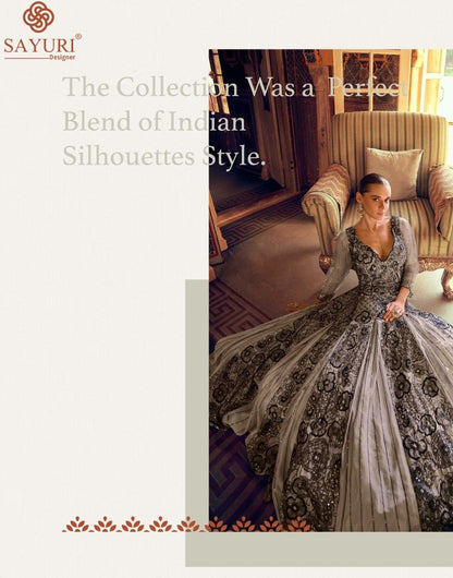 Karishma Sayuri Viscose One Piece Gown Exporter