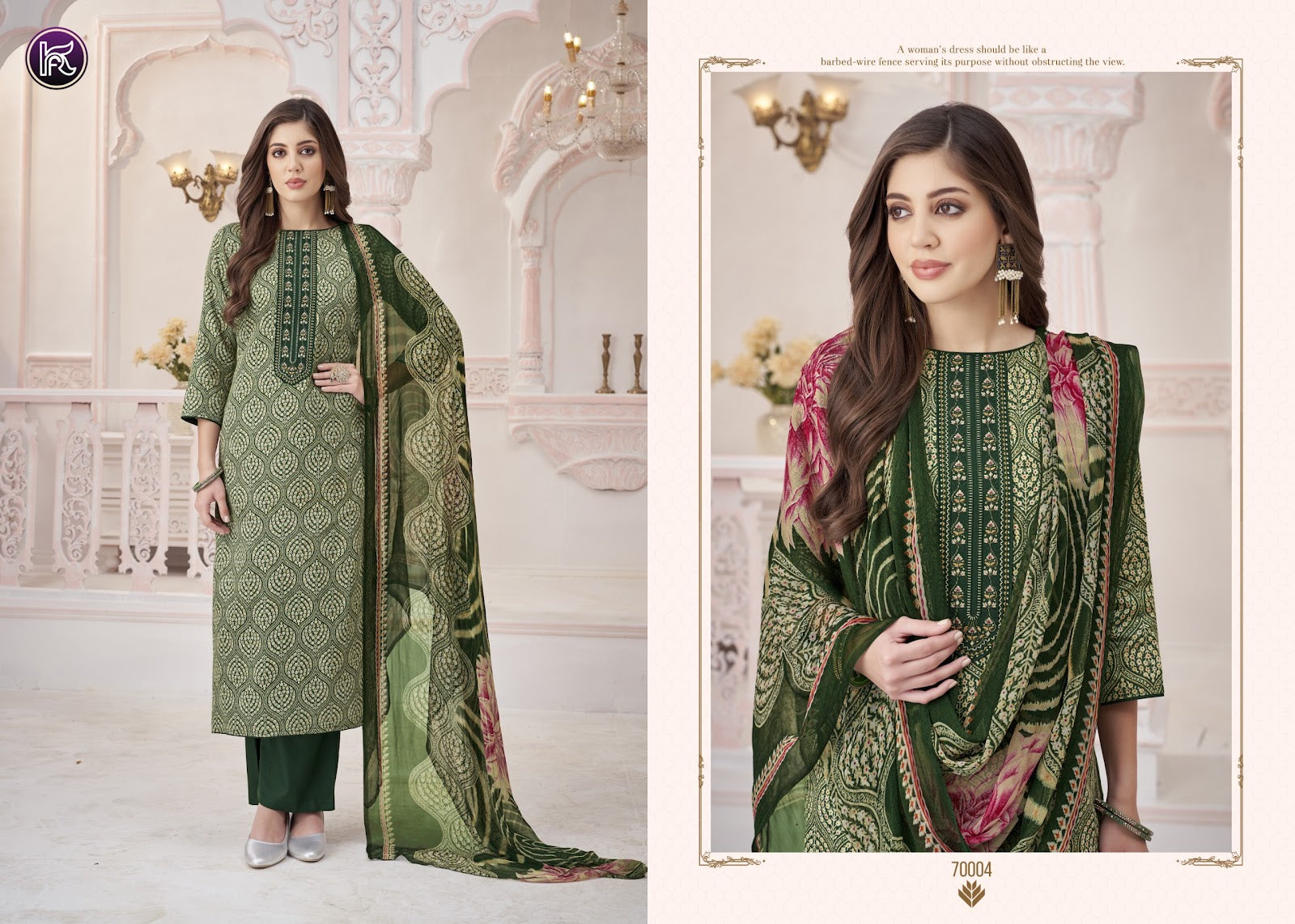 Karishma Vol 14 Kala Fashion Jaam Print Plazzo Style Suits Supplier Gujarat