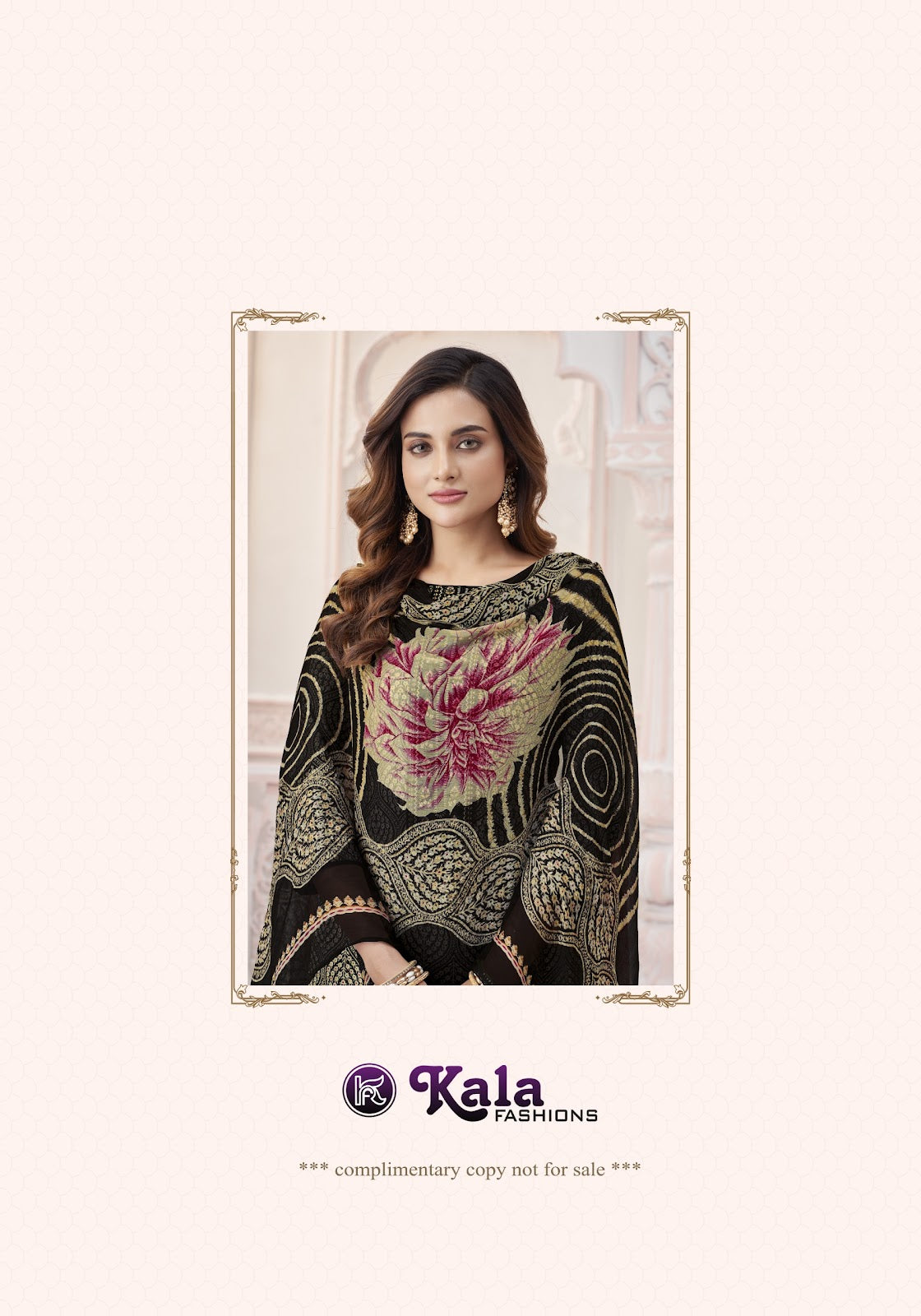 Karishma Vol 14 Kala Fashion Jaam Print Plazzo Style Suits Supplier Gujarat