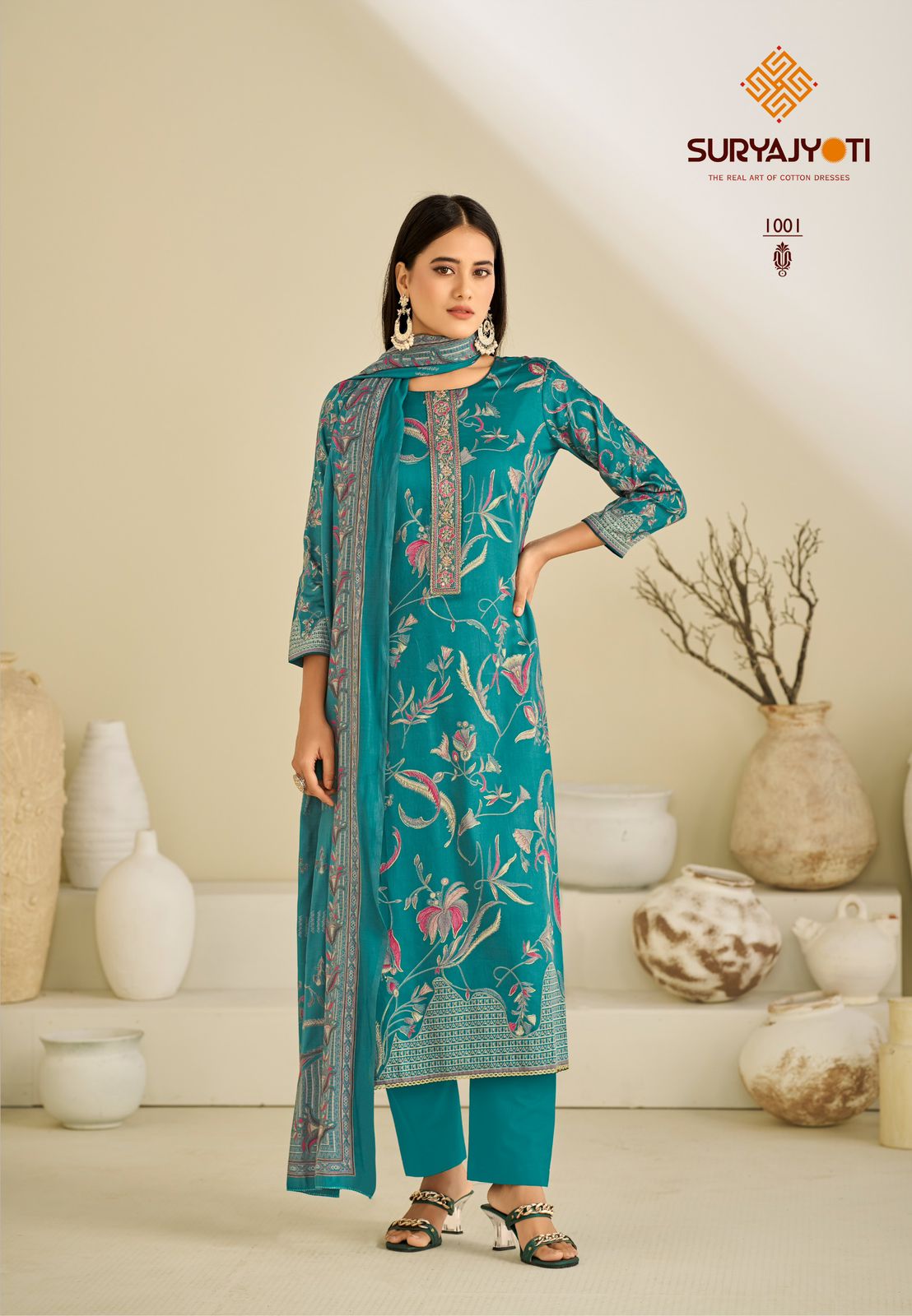 Karishma Vol 1 Suryajyoti Jaam Satin Pant Style Suits Wholesaler India