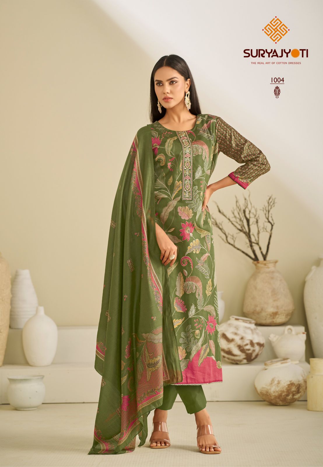 Karishma Vol 1 Suryajyoti Jaam Satin Pant Style Suits Wholesaler India