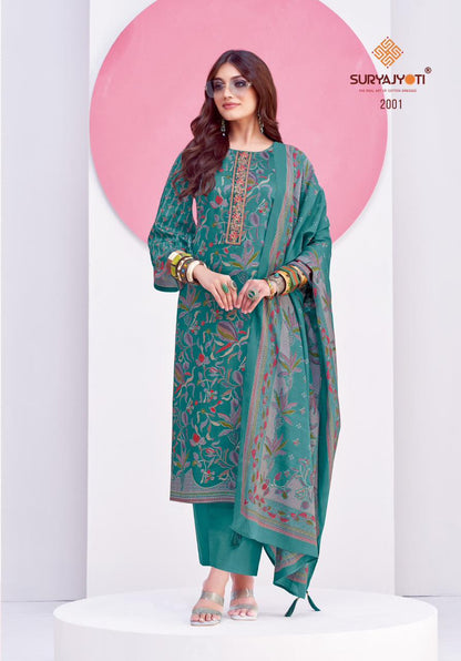 karishma vol 2 suryajyoti jaam satin pant style suits exporter ahmedabad