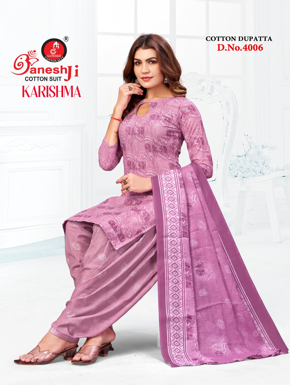 Karishma Vol 4 Patiyala Ganeshji Cotton Dress Material Wholesale