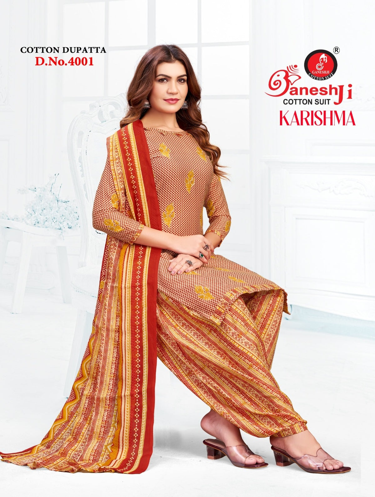 Karishma Vol 4 Patiyala Ganeshji Cotton Dress Material Wholesale