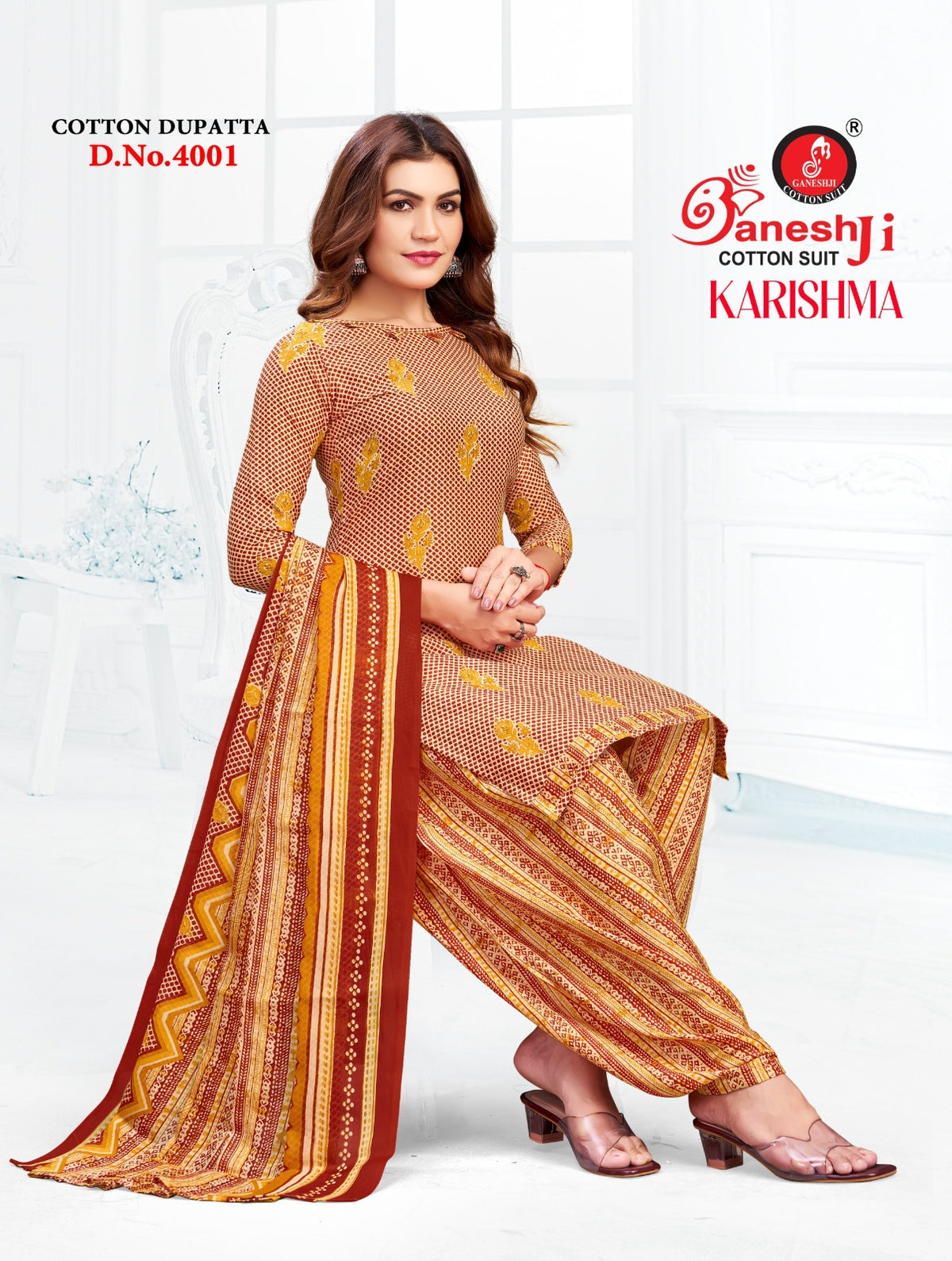 Karishma Vol 4 Patiyala Ganeshji Cotton Dress Material Wholesale