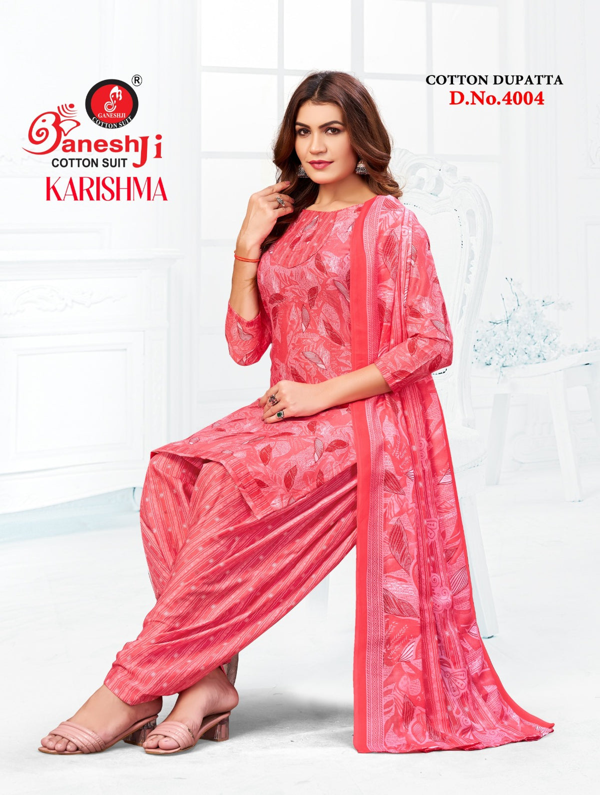 Karishma Vol 4 Patiyala Ganeshji Cotton Dress Material Wholesale