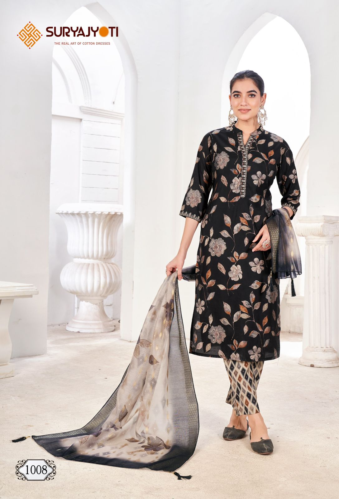 Karla Vol 1 Suryajyoti Modal Readymade Pant Style Suits Wholesaler Ahmedabad