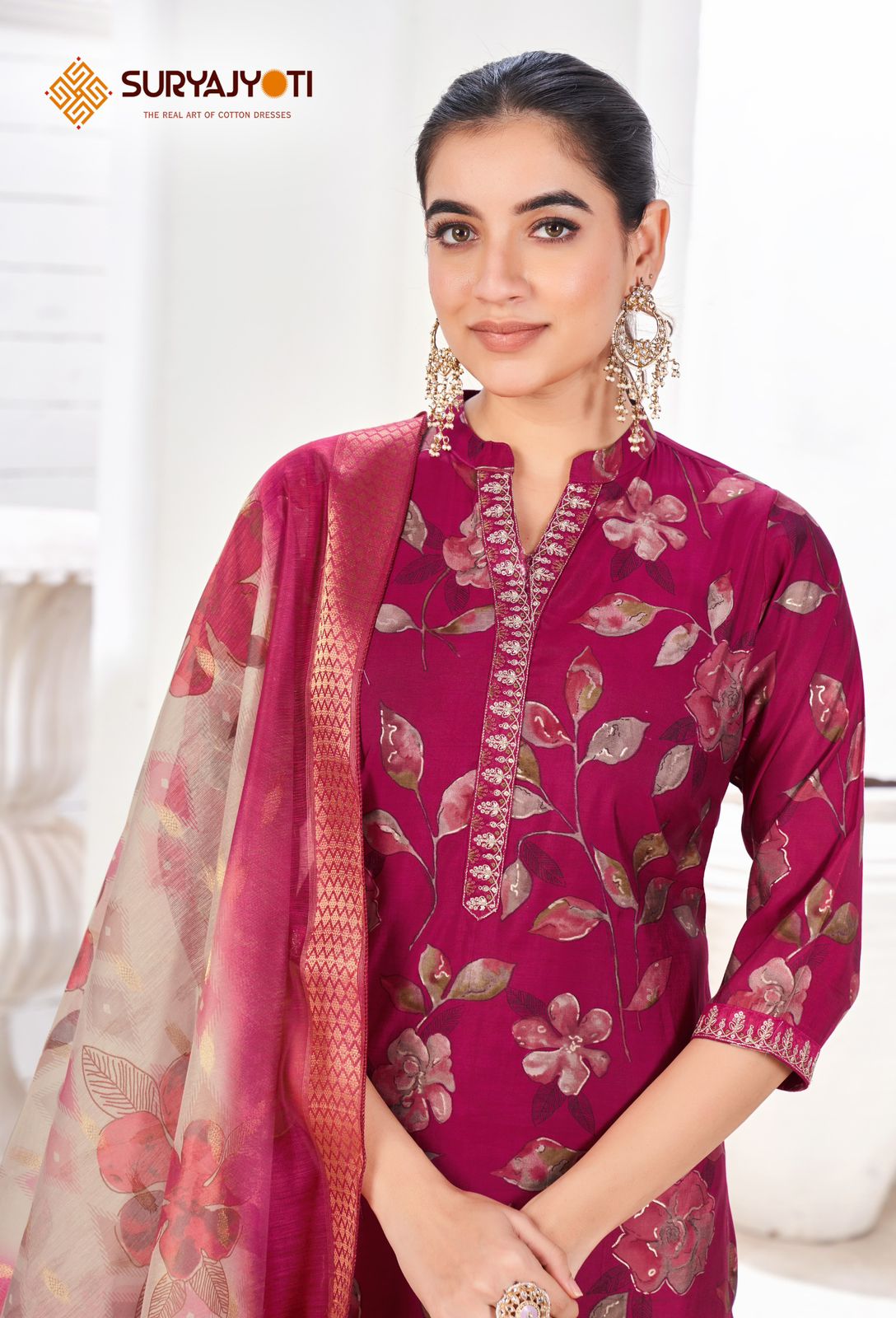 Karla Vol 1 Suryajyoti Modal Readymade Pant Style Suits Wholesaler Ahmedabad