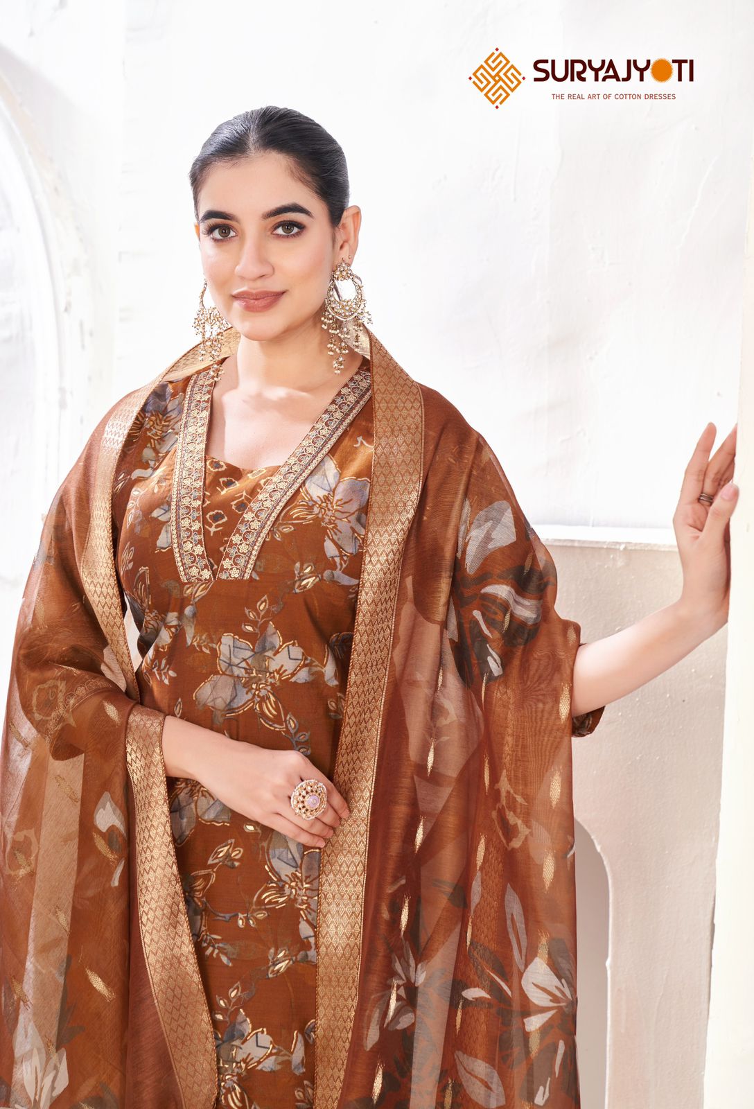 Karla Vol 1 Suryajyoti Modal Readymade Pant Style Suits Wholesaler Ahmedabad