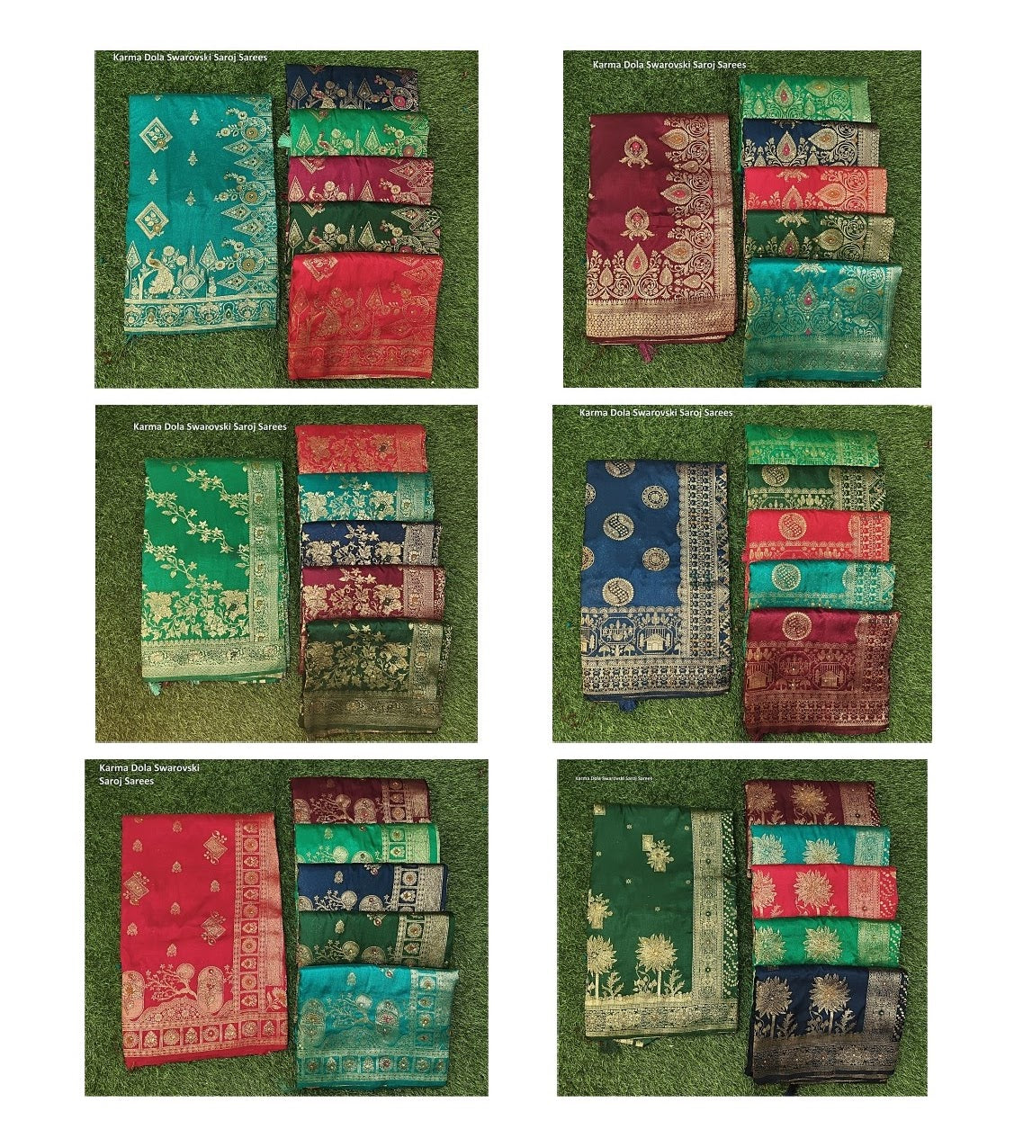 Karma Dola Swarovski Saroj Soft Dola Sarees Wholesaler India