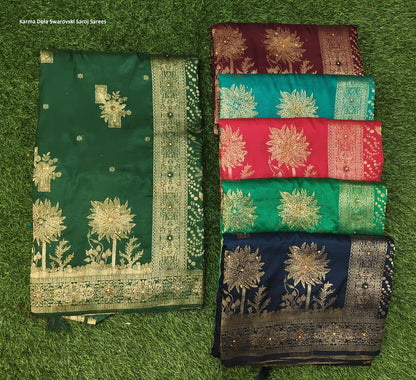 Karma Dola Swarovski Saroj Soft Dola Sarees Wholesaler India