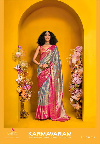 Karmavaram Rajtex Handloom Weaving Sarees Wholesaler India
