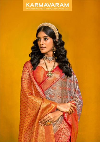 Karmavaram Rajtex Handloom Weaving Sarees Wholesaler India