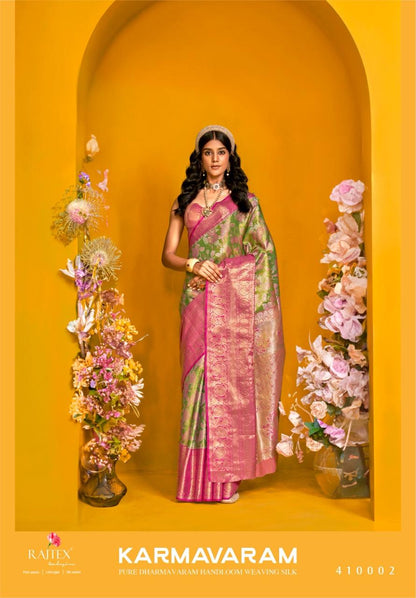 Karmavaram Rajtex Handloom Weaving Sarees Wholesaler India
