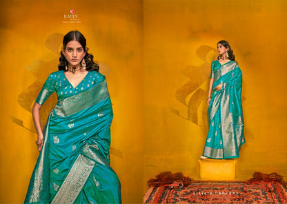 Karnival Park 407001 To 407006 Rajtex Silk Sarees Wholesaler Gujarat