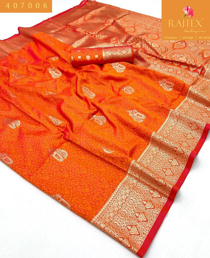 Karnival Park 407001 To 407006 Rajtex Silk Sarees Wholesaler Gujarat