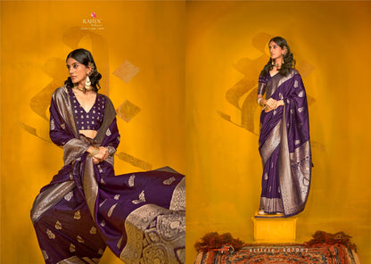 Karnival Park 407001 To 407006 Rajtex Silk Sarees Wholesaler Gujarat