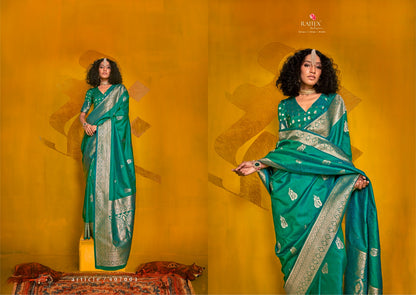 Karnival Park 407001 To 407006 Rajtex Silk Sarees Wholesaler Gujarat
