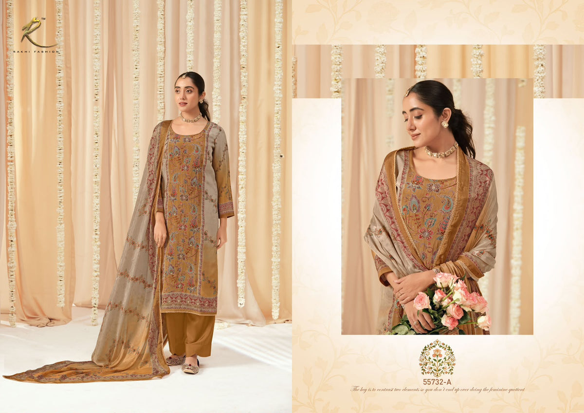 Karve Ka Tyohar Rakhi Fashion Bemberg Pant Style Suits Exporter Gujarat