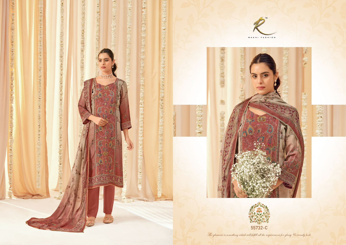Karve Ka Tyohar Rakhi Fashion Bemberg Pant Style Suits Exporter Gujarat