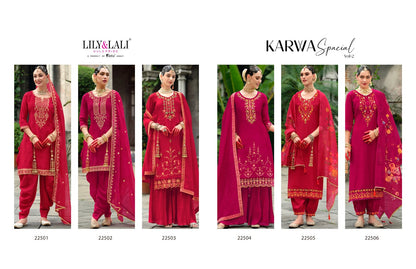 Karwa Chouth Special Vol 2 Lily Lali Readymade Suits Exporter Gujarat