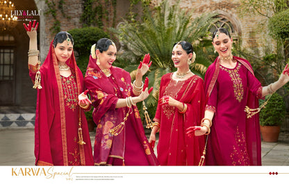 Karwa Chouth Special Vol 2 Lily Lali Readymade Suits Exporter Gujarat