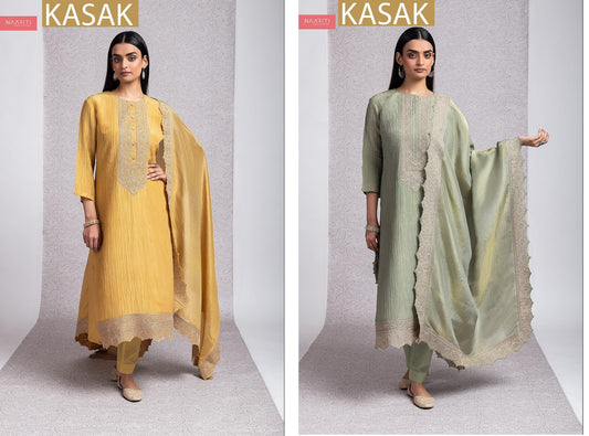 Kasak Naariti Tissue Pant Style Suits Wholesale