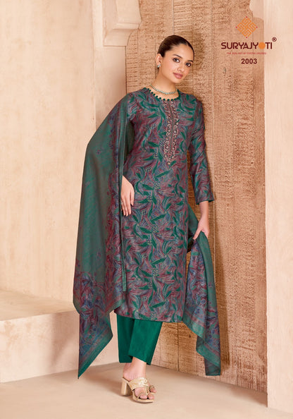 Kasak Vol 2 Suryajyoti Burberry Pant Style Suits Exporter Ahmedabad