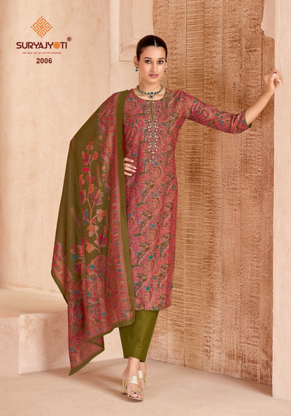 Kasak Vol 2 Suryajyoti Burberry Pant Style Suits Exporter Ahmedabad