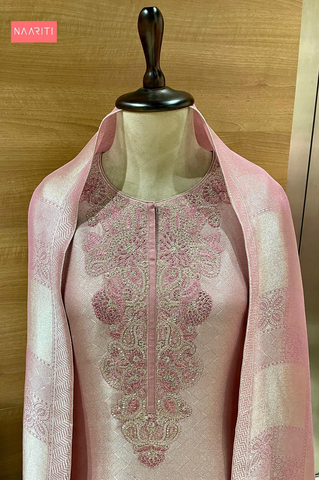 Kasha Naariti Tissue Silk Salwar Suits Manufacturer Gujarat