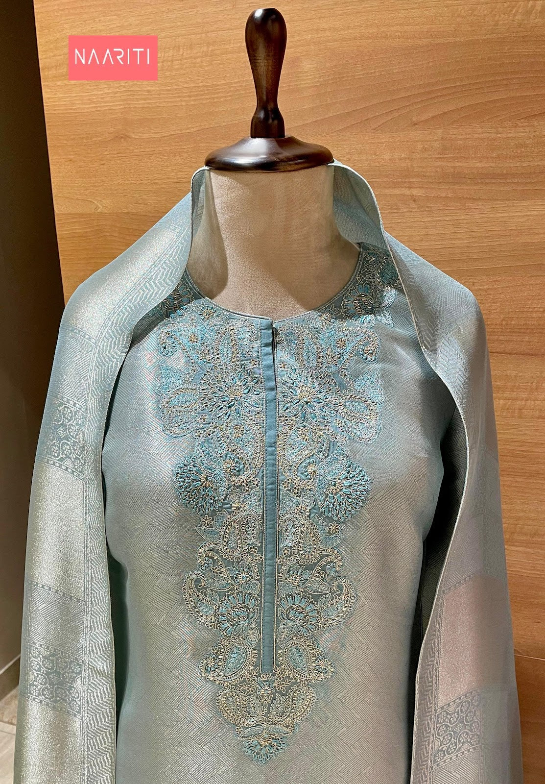Kasha Naariti Tissue Silk Salwar Suits Manufacturer Gujarat