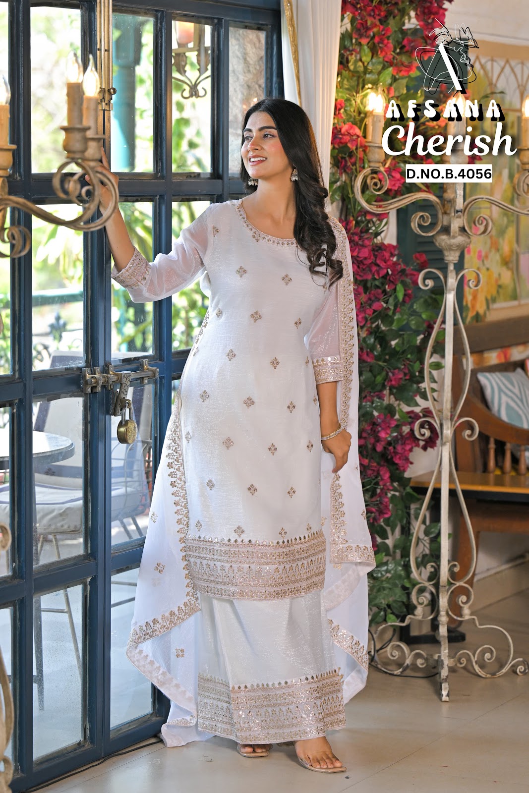 Kashaf Afsana Crush Readymade Plazzo Style Suits Wholesaler Gujarat