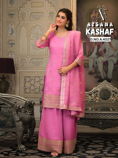 Kashaf Afsana Crush Readymade Plazzo Style Suits Wholesaler Gujarat