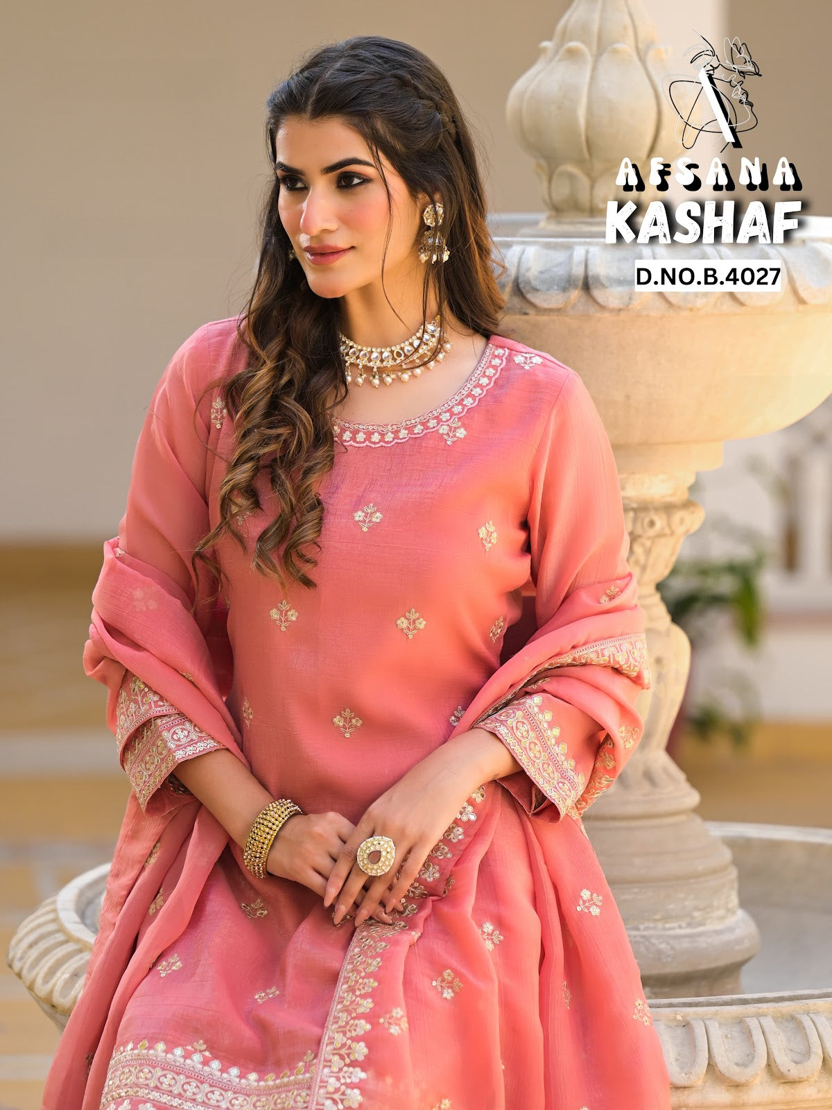 Kashaf Afsana Crush Readymade Plazzo Style Suits Wholesaler Gujarat