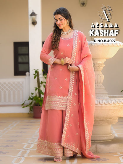 Kashaf Afsana Crush Readymade Plazzo Style Suits Wholesaler Gujarat