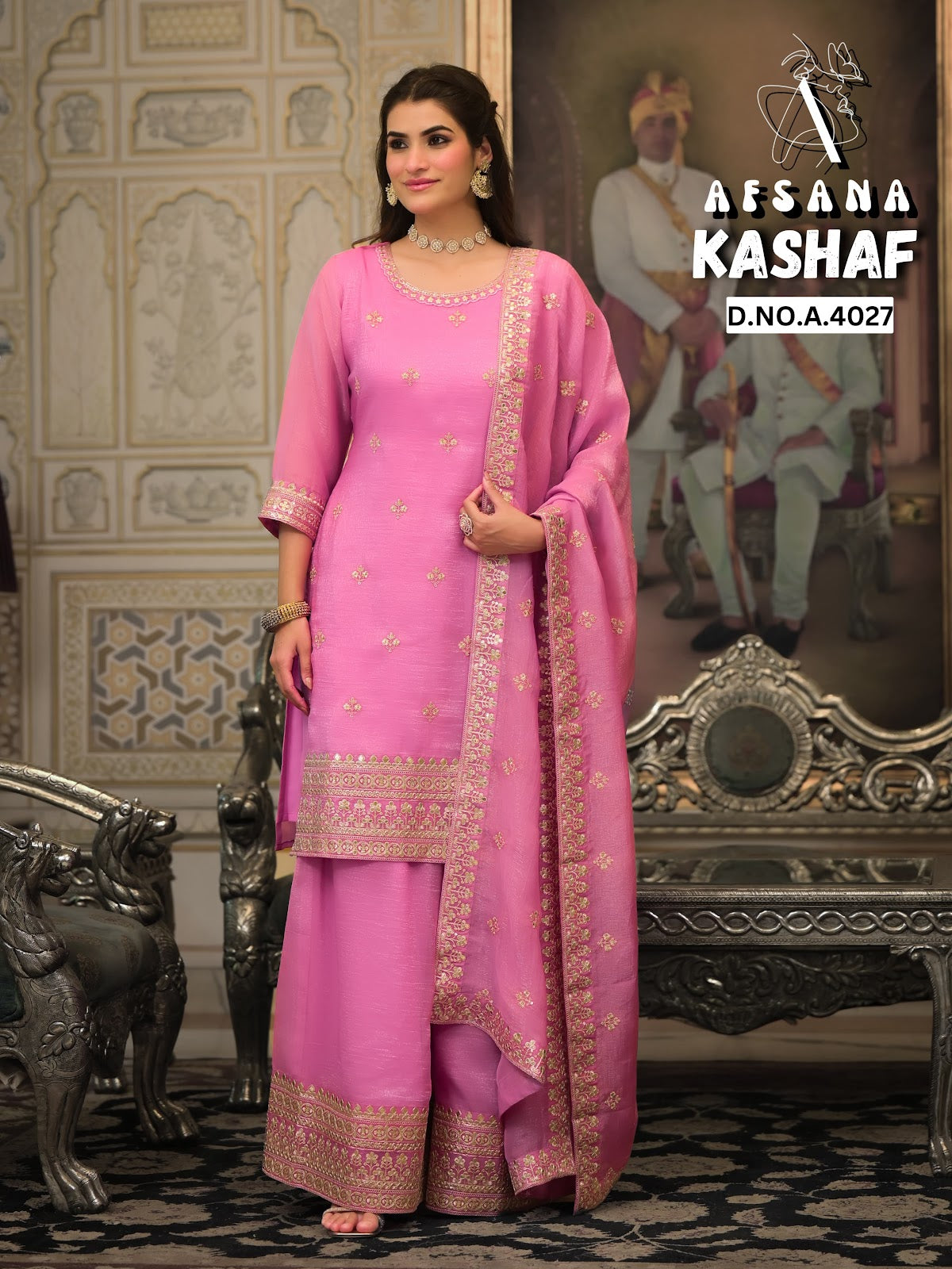 Kashaf Afsana Crush Readymade Plazzo Style Suits Wholesaler Gujarat