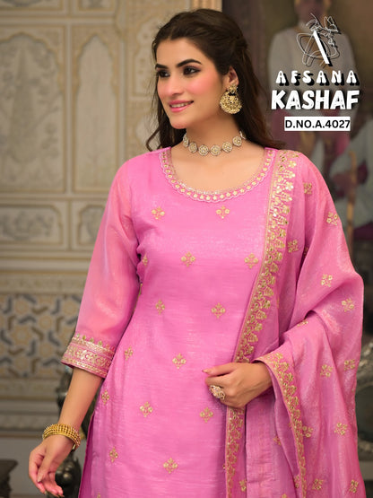 Kashaf Afsana Crush Readymade Plazzo Style Suits Wholesaler Gujarat
