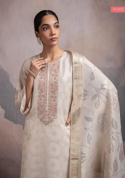 Kashaf Naariti Tissue Silk Pant Style Suits Manufacturer Gujarat