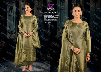 Kashi 4 Megha Zafira Silk Pant Style Suits Wholesale Rate