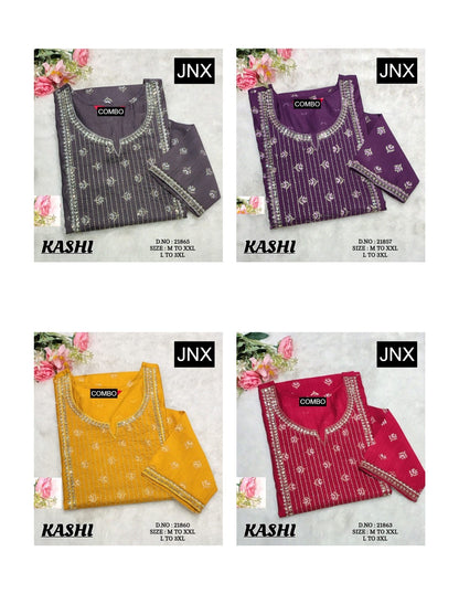 Kashi Jnx Vertican Straight Cut Kurtis Manufacturer