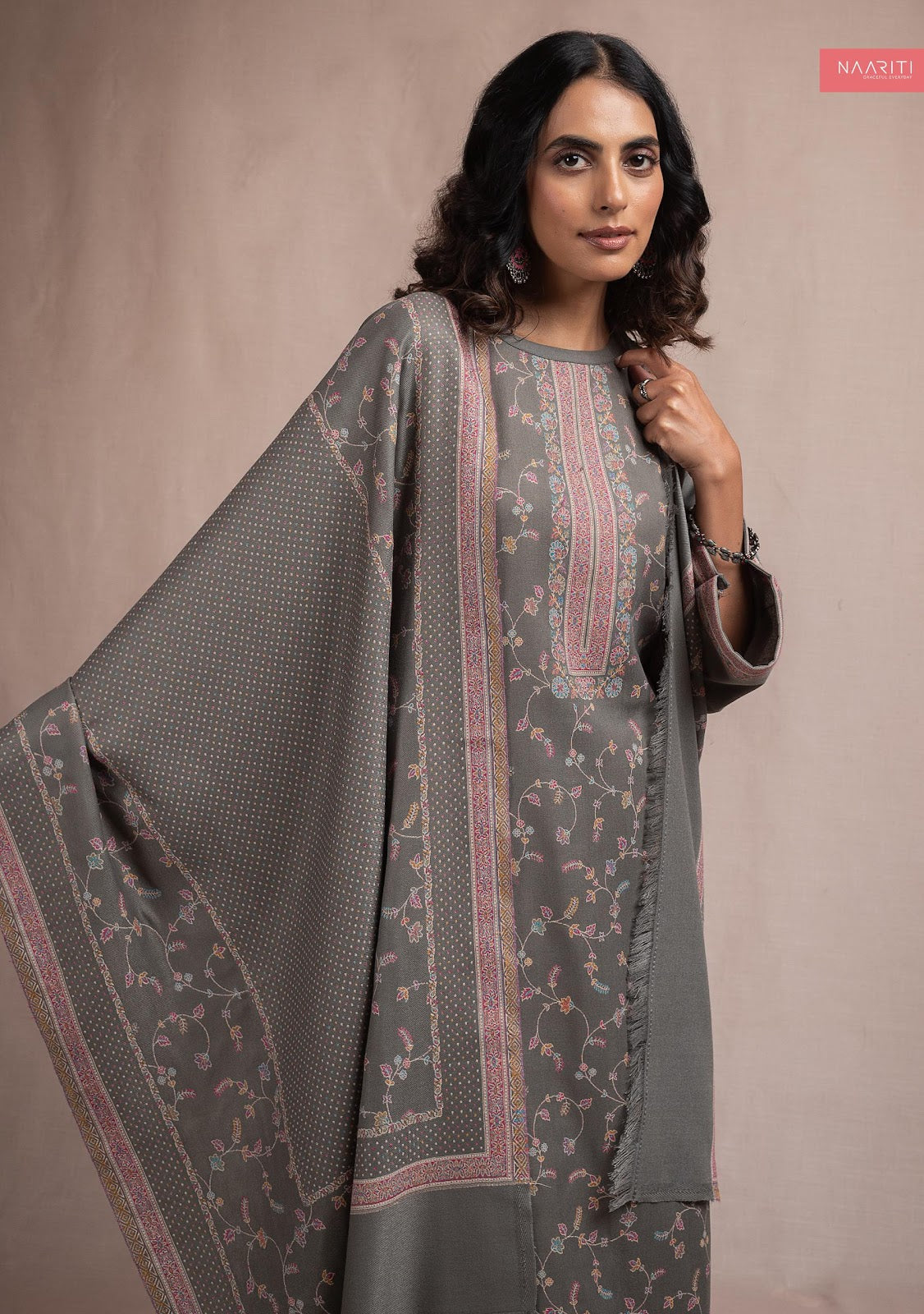 Kashimi Naariti Pashmina Suits Exporter