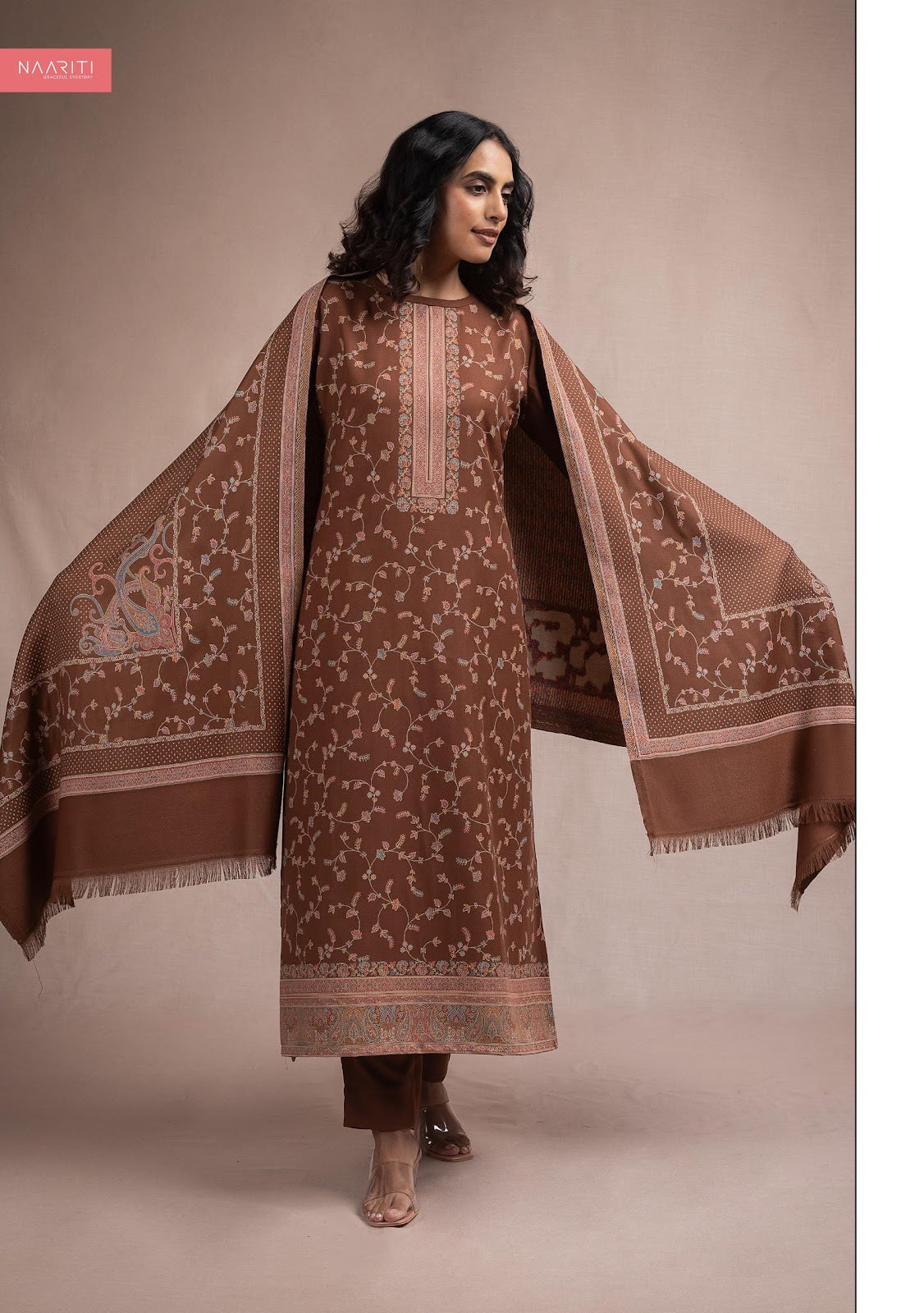 Kashimi Naariti Pashmina Suits Exporter