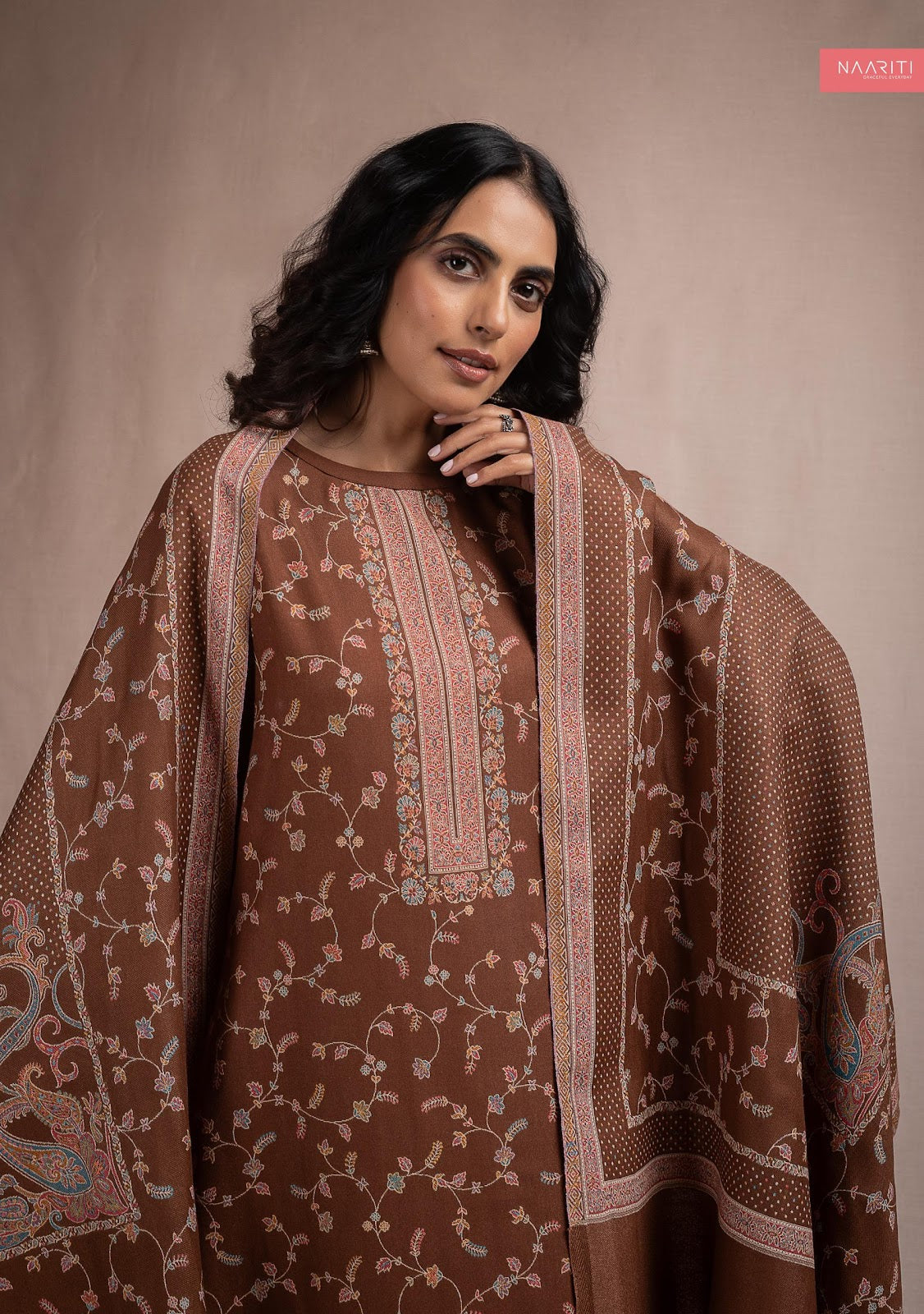 Kashimi Naariti Pashmina Suits Exporter