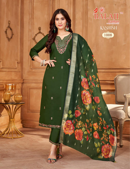 Kashish Balaji Roman Readymade Pant Style Suits Supplier Ahmedabad