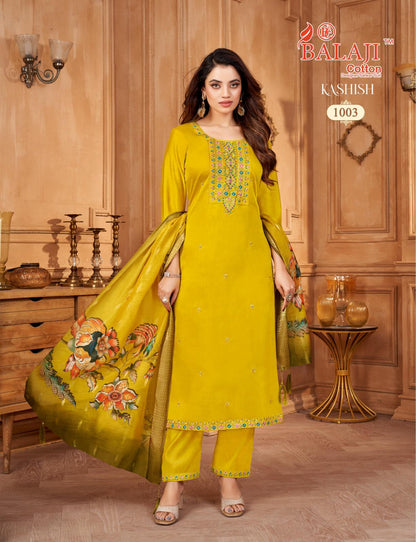 Kashish Balaji Roman Readymade Pant Style Suits Supplier Ahmedabad