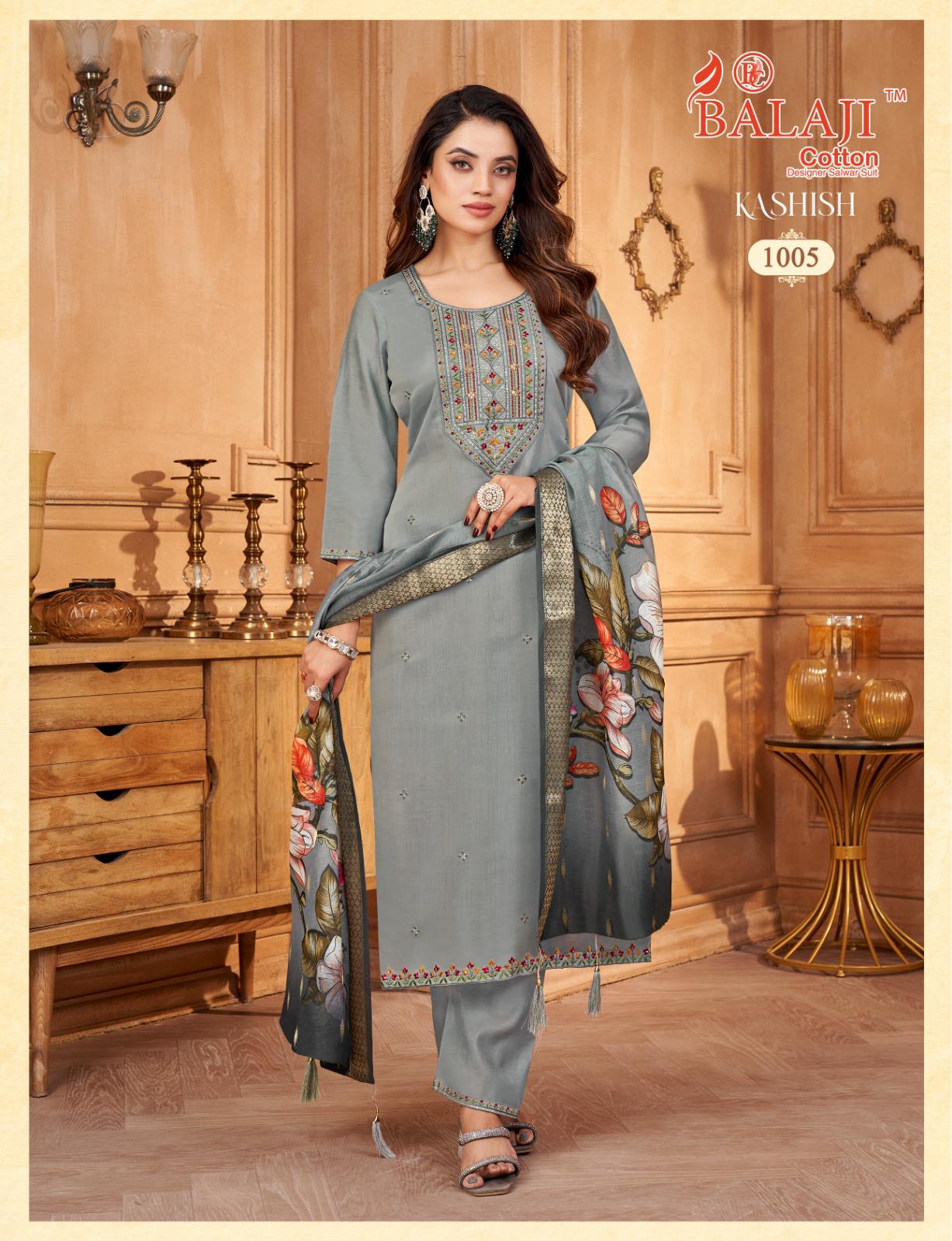 Kashish Balaji Roman Readymade Pant Style Suits Supplier Ahmedabad