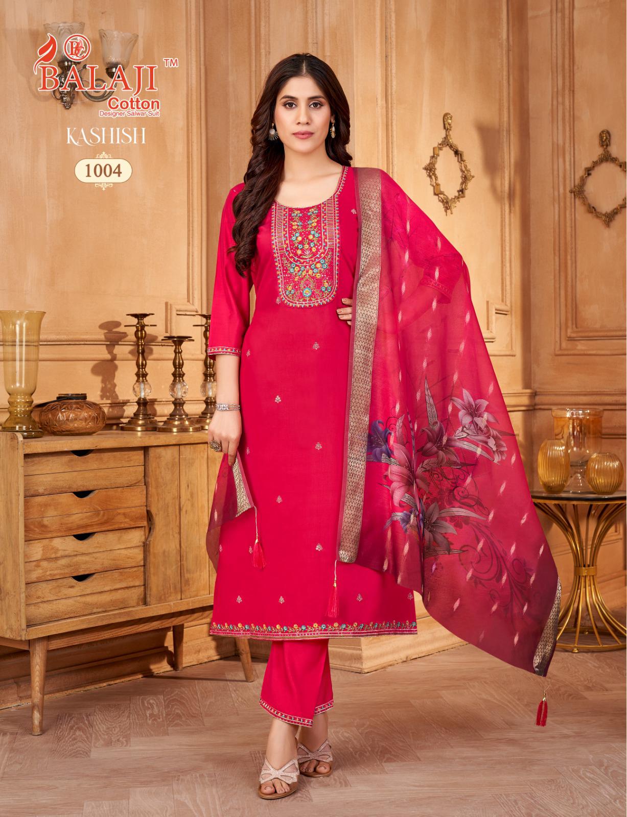 Kashish Balaji Roman Readymade Pant Style Suits Supplier Ahmedabad